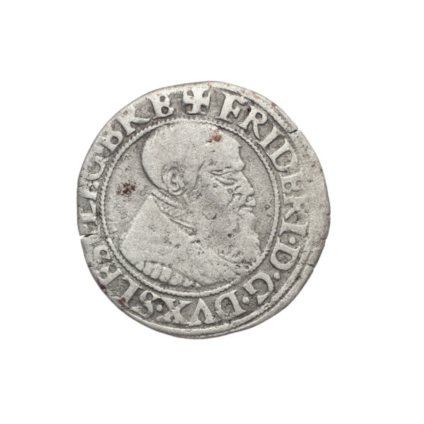 Obverse: Male bust turned right, with a beard and sideburns, in a coat with a wide collar; in the