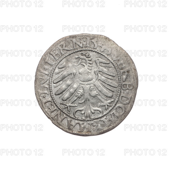 grosz, Stoltz, Michael (fl. ca 1540-1555); Frederick II (Duke of Brzeg-Legnica; 1480–1547); motifs:
