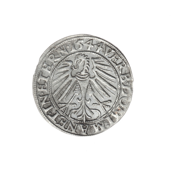 grosz, Stoltz, Michael (fl. ca 1540-1555); Frederick II (Duke of Brzeg-Legnica; 1480-1547); eagles;