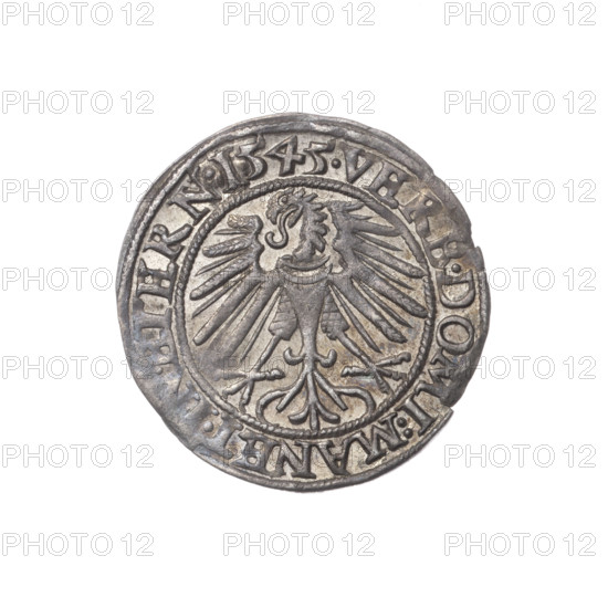 Artist: Michael Stoltz (fl. ca. 1540–1555).  WQXBCFS
I:\nmw crop ready cleaned\Object: Coin