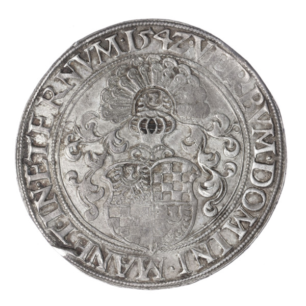 Thaler by Michael Stoltz (fl. ca. 1540–1555) depicting Frederick II, Duke of Brzeg-Legnica
