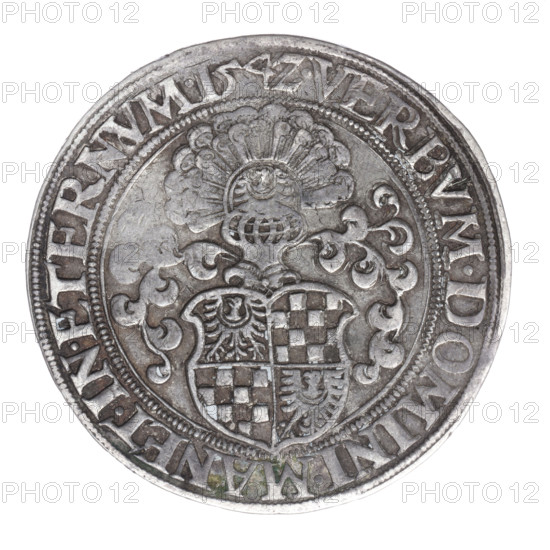 Thaler by Michael Stoltz (fl. ca. 1540–1555) depicting Frederick II, Duke of Brzeg-Legnica