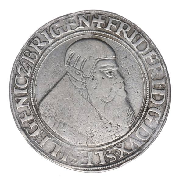 Thaler, Stoltz, Michael (fl. ca. 1540–1555). Obv.: Male bust turned right with a beard and
