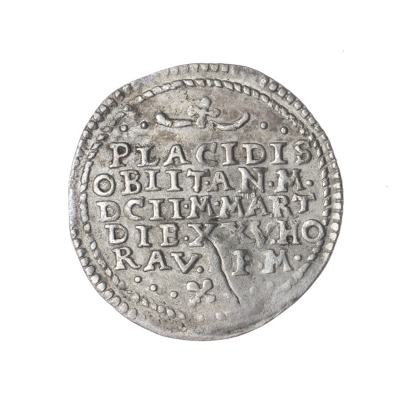 Three commemorative 3 kreuzer coins for the death of Joachim Frederick, Duke of Brzeg-Legnica