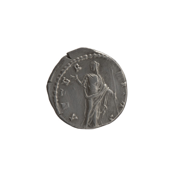 Denarius, Antoninus Pius (86–161; Roman emperor 138–161), issuer; Faustina the Elder (98–141; Roman