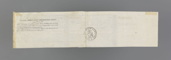 National tax receipt and advice for the National Government, securities and receipt related to the