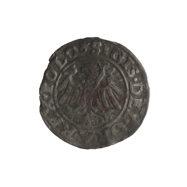 Gdansk szelag, Sigismund I the Old (King of Poland; 1506–1548). Obverse: Eagle of Royal Prussia; in