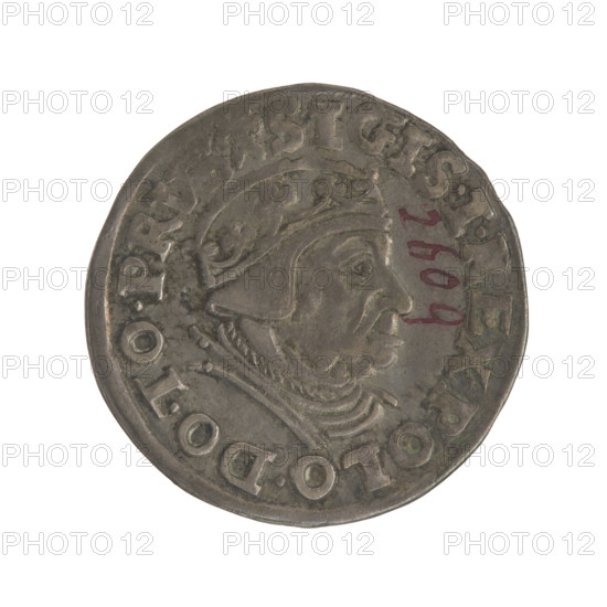 Gdansk trojak, Sigismund I the Old (King of Poland; 1506–1548). Jagiellon dynasty; city coat of