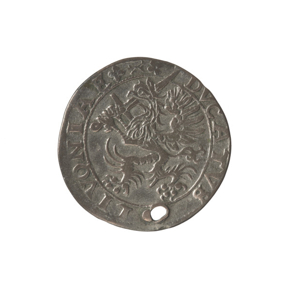 Livonian half-mark (half-fine), Sigismund II Augustus (king of Poland; 1544–1572), (interregnum),