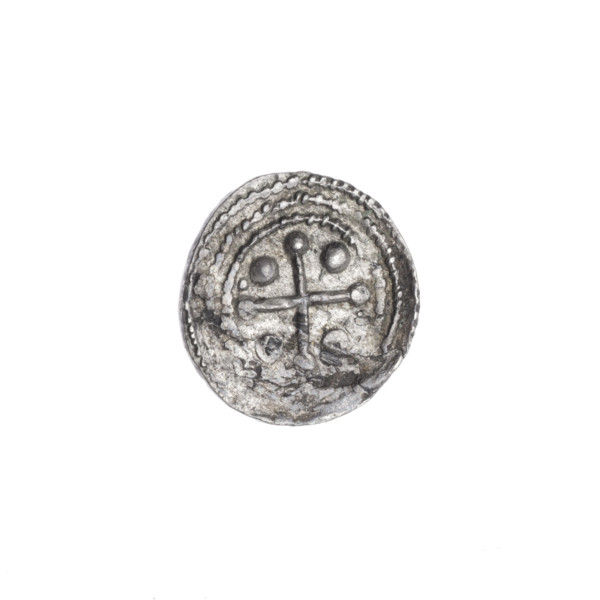 denarius, Boleslaw III Krzywousty (prince of Poland; 1086–1138), allegories, spearhead (issue