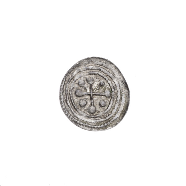 denarius, Boleslaw III Krzywousty (prince of Poland; 1086–1138), allegories, equal-armed cross