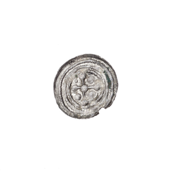 Denarius of Boleslaw III Krzywousty (prince of Poland; c.1086–1138), c. 1125–1138. Obverse: in a