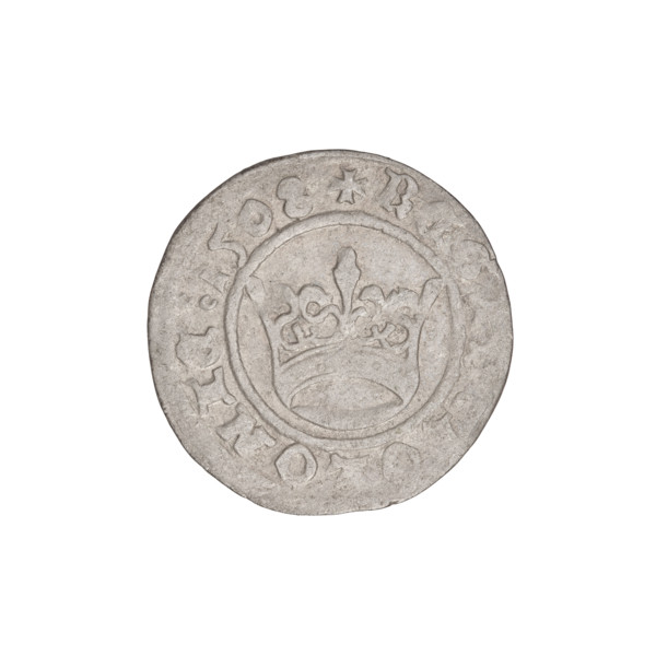 Crown half-grosz, Sigismund I the Old (King of Poland; 1506–1548). Obverse: Polish crowned eagle