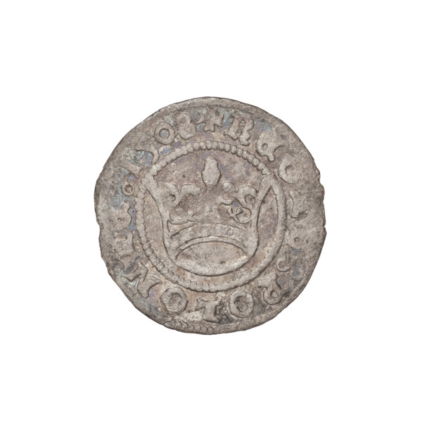 Crown half-grosz of Sigismund I the Old (King of Poland, 1506–1548). Obverse: Polish crowned eagle