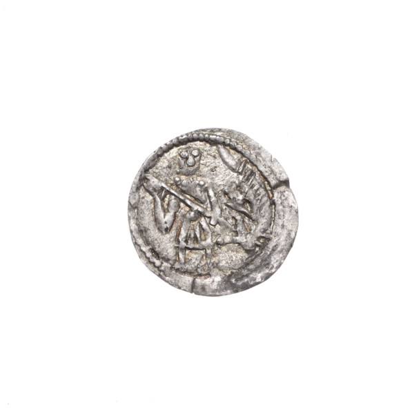 denarius, Boleslaw III Krzywousty (prince of Poland; 1086–1138), Romanesque style, ca. 1125–1138,