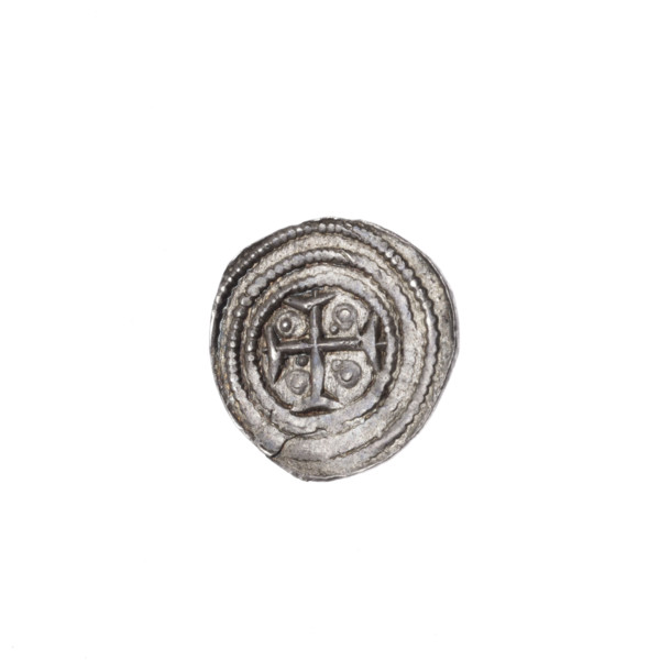 denarius, Boleslaw III Krzywousty (prince of Poland; 1086–1138), Romanesque style, c. 1125–1138.