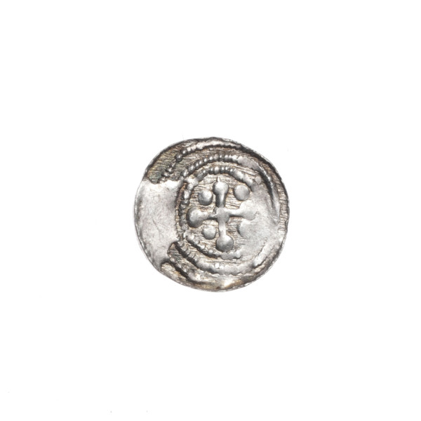 denarius, Boleslaw III Krzywousty (prince of Poland; 1086–1138), allegories, equal-armed cross,