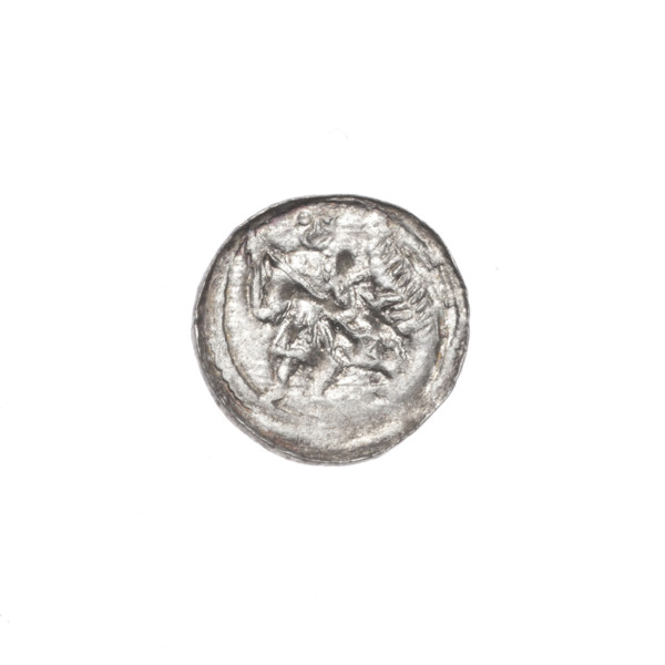 denarius, Boleslaw III Krzywousty (prince of Poland; 1107–1138), allegories, equal-armed cross,