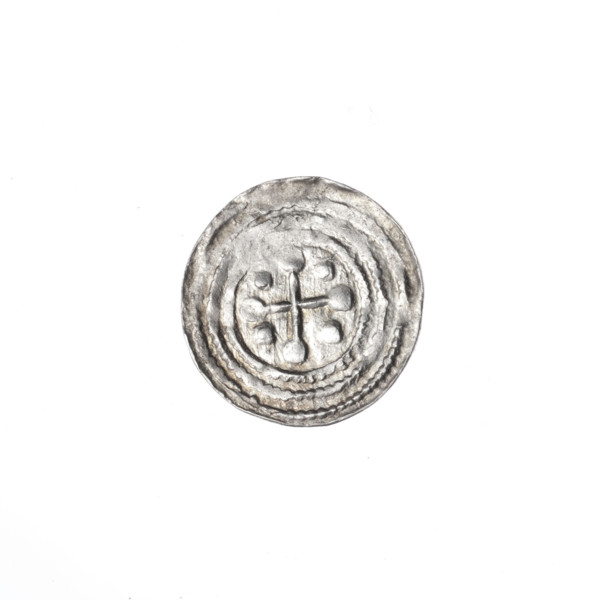 denarius, Boleslaw III Krzywousty (prince of Poland; 1086–1138), allegories, spearhead (issue