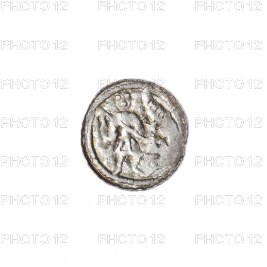 denarius, Boleslaw III Krzywousty (prince of Poland; 1086–1138), allegories, equal-armed cross,