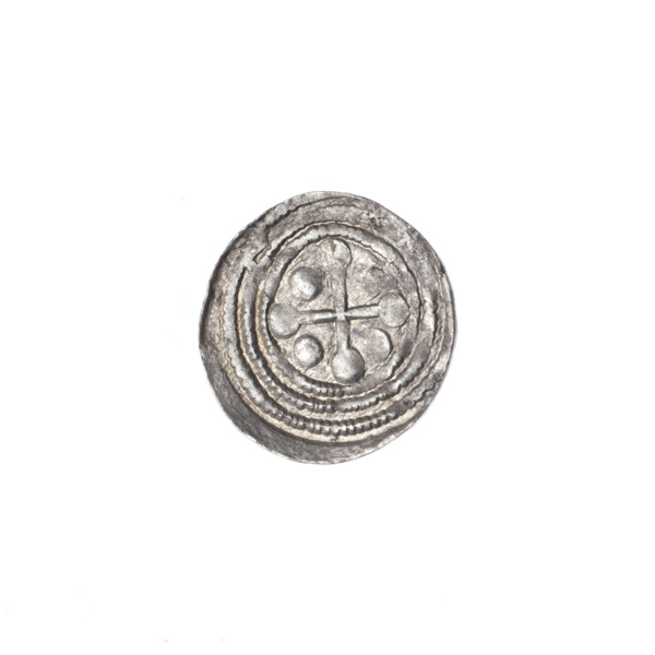 denarius, Boleslaw III Krzywousty (prince of Poland; 1086–1138), allegories, equal-armed cross,