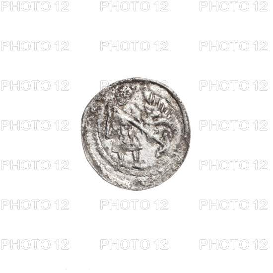 denarius, Boleslaw III Krzywousty (prince of Poland; 1086–1138), allegories, spearhead (issue