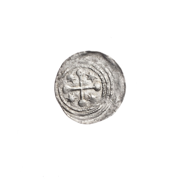 denarius, Boleslaw III Krzywousty (prince of Poland; 1086–1138), allegories, equal-armed cross,