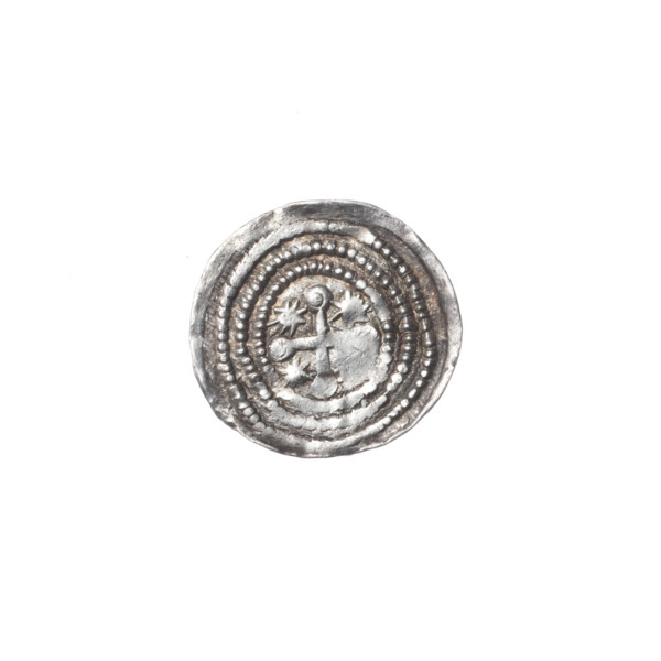 denarius, Boleslaw III Krzywousty (prince of Poland; 1086–1138), equal-armed cross, chain mail,