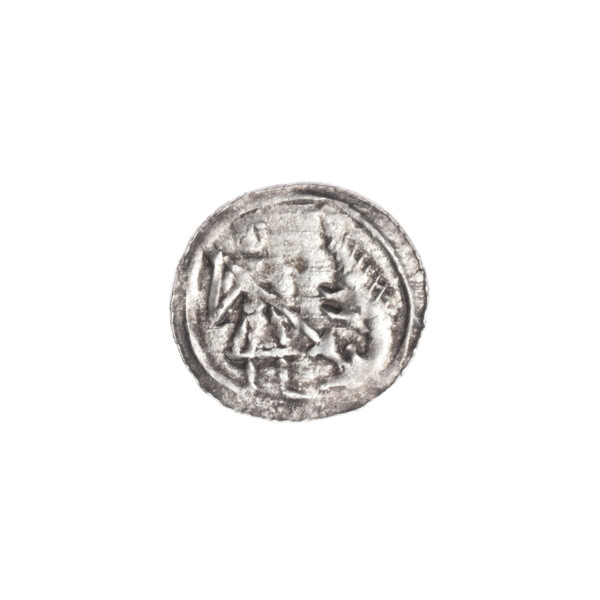 denarius, Boleslaw III Krzywousty (prince of Poland; 1107–1138), allegories, equal-armed cross,