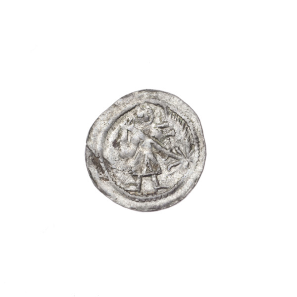 denarius, Boleslaw III Krzywousty (Prince of Poland; 1107–1138), obverse: in the beaded border a