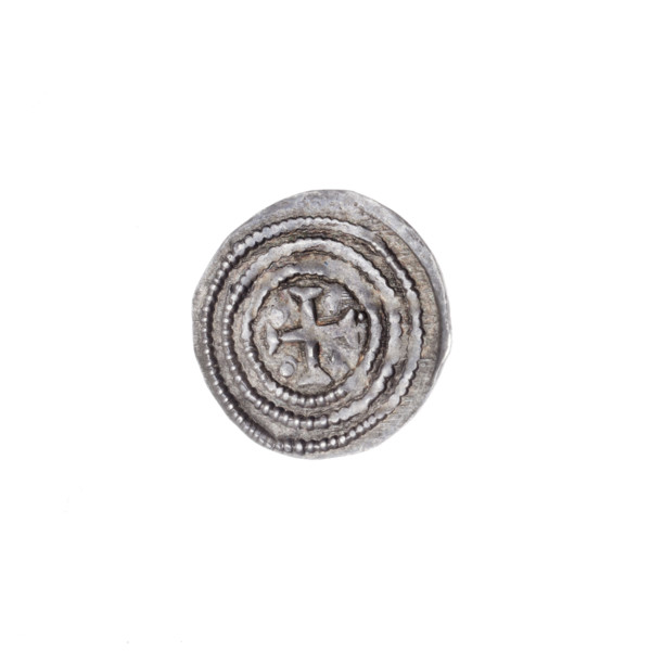 denarius, Boleslaw III Krzywousty (Prince of Poland; 1107–1138), allegories, spearhead (issue