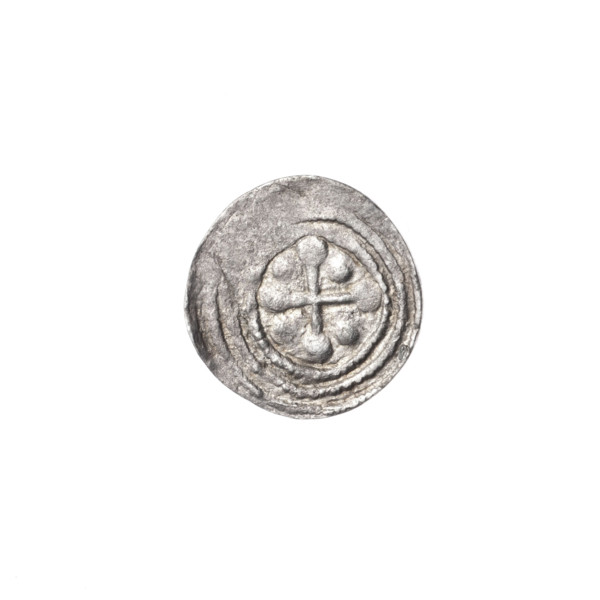 denarius, Boleslaw III Krzywousty (prince of Poland; 1086–1138), allegories, equal-armed cross,