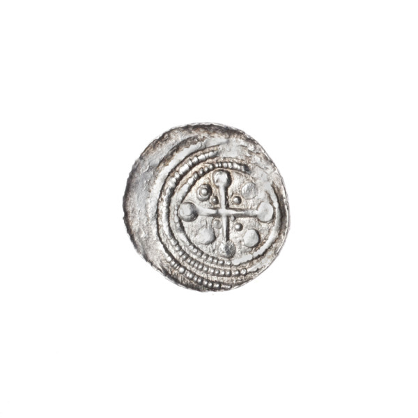 denarius, Boleslaw III Krzywousty (prince of Poland; 1086–1138), allegories, spearhead (issue