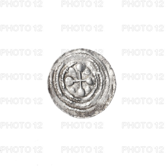 denarius, Boleslaw III Krzywousty (prince of Poland; 1086–1138), allegories, spearhead (issue