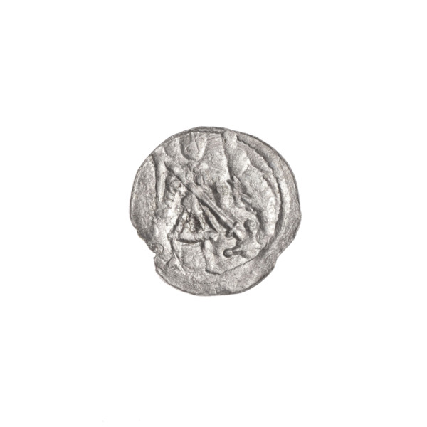denarius, Boleslaw III Krzywousty (prince of Poland; 1086–1138), allegories, spearhead (issue