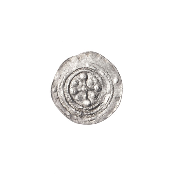 Denarius, Boleslaw III Krzywousty (prince of Poland; 1086–1138). Obv.: within a beaded border, a