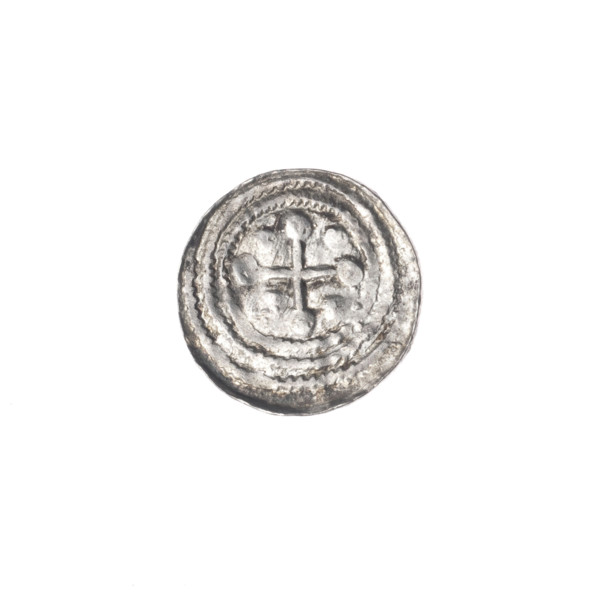 Denarius, Boleslaw III Krzywousty (prince of Poland; ca. 1086–1138). Obverse: in a linear border, a