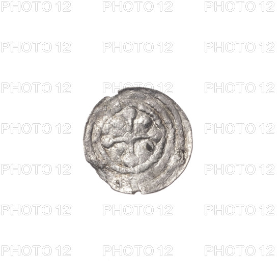 denarius, Boleslaw III Krzywousty (prince of Poland; 1107–1138), allegories, chain mail