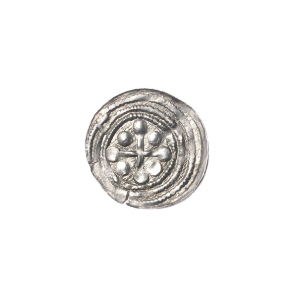 denarius, Boleslaw III Krzywousty (prince of Poland; 1086–1138), allegories, spearhead (issue