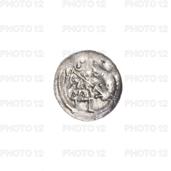 denarius, Boleslaw III Krzywousty (prince of Poland; 1086–1138/ruled 1107–1138), allegories,