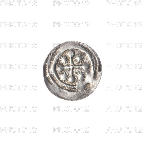 denarius, Boleslaw III Krzywousty (prince of Poland; 1086-1138), allegories, equal-armed cross,