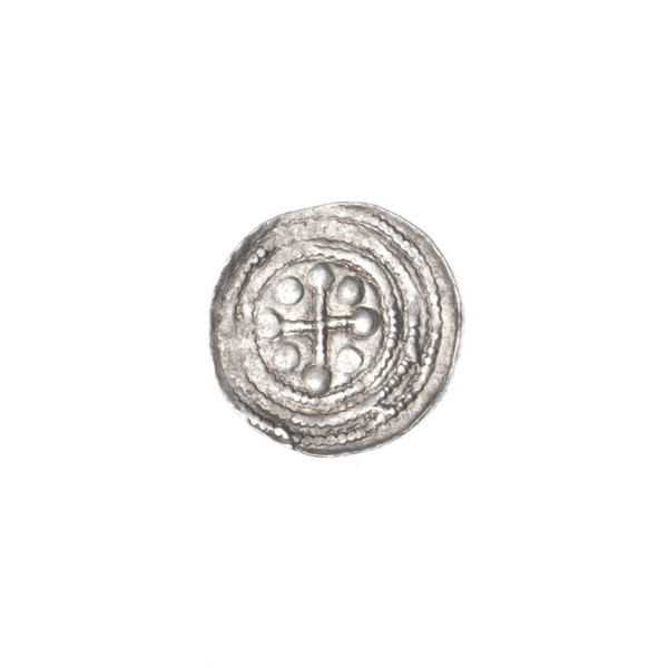 denarius, Boleslaw III Krzywousty (prince of Poland; 1086–1138), allegories, equal-armed cross,