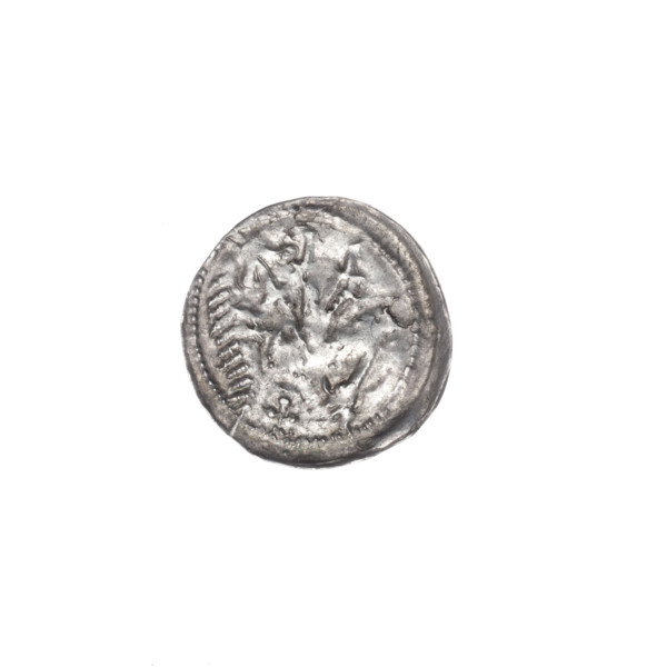 denarius, Boleslaw III Krzywousty (prince of Poland; 1086–1138), allegories, spearhead (issue