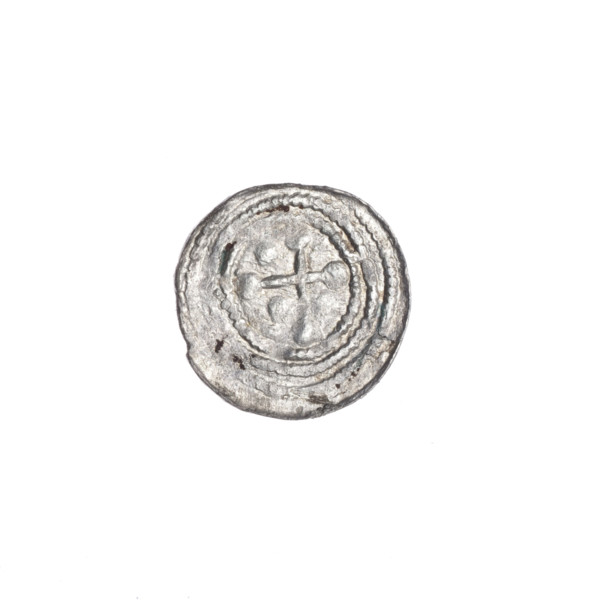 denarius, Boleslaw III Krzywousty (prince of Poland; 1086–1138), allegories, spearhead (issue