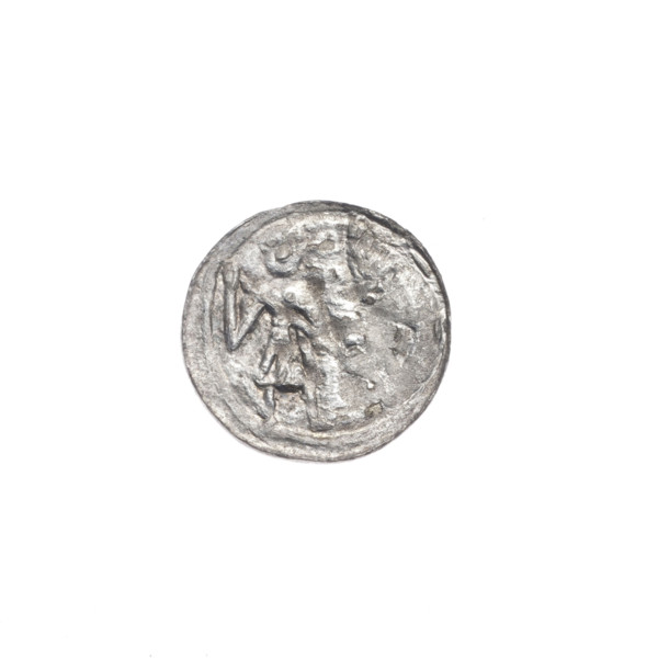 Denarius, Boleslaw III Krzywousty (prince of Poland; 1086–1138). Obverse: in a linear border, a