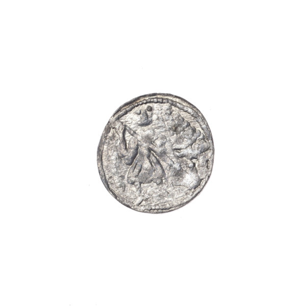 Denarius of Boleslaw III Krzywousty (prince of Poland; 1086–1138 / reign 1107–1138). Obverse: in