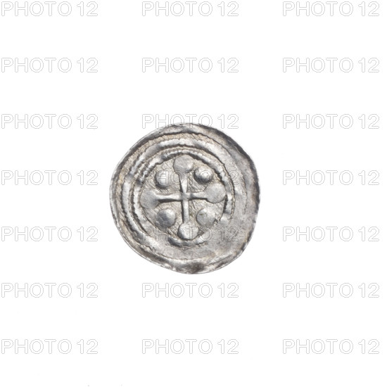 denarius, Boleslaw III Krzywousty (prince of Poland; 1086–1138), allegories, spearhead (issue