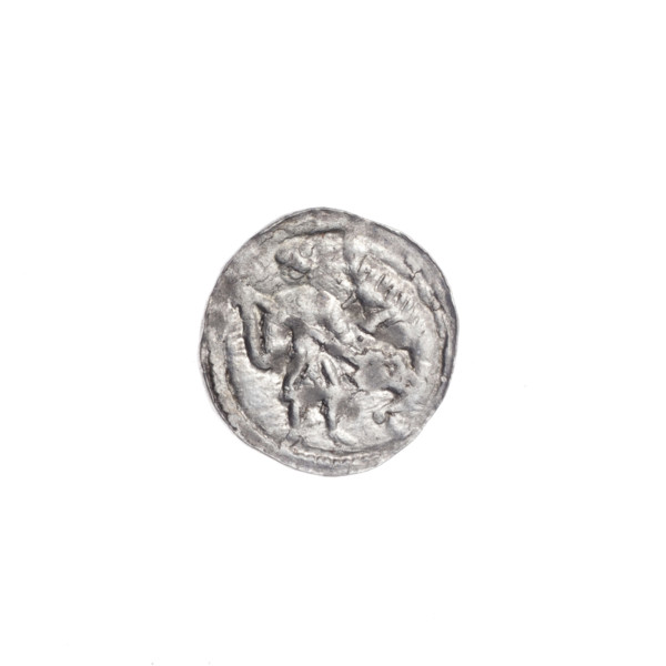denarius, Boleslaw III Krzywousty (prince of Poland; 1086–1138), allegories, spearhead (issue