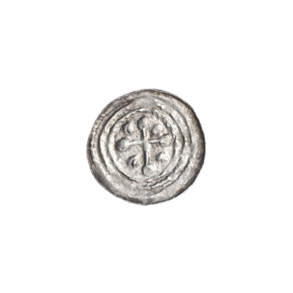 denarius, Boleslaw III Krzywousty (prince of Poland; 1086–1138), allegories, spearhead (issue
