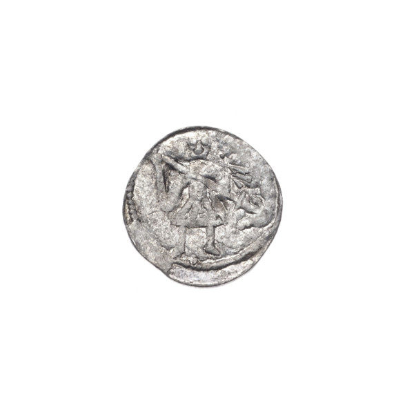 Denarius of Boleslaw III Krzywousty (prince of Poland; c. 1107–1138). Obverse: in a beaded border,